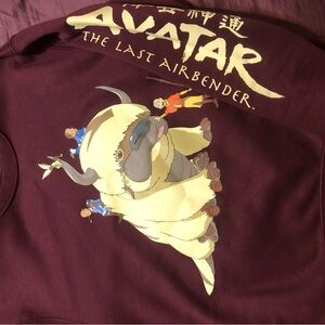 Avatar The Last Airbender Kids Shirt - Maroon